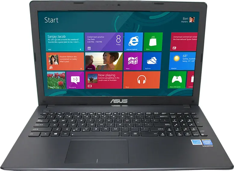 لپتاپ استوک ایسوس X551  cpu  celeron  Ram4g  hdd500