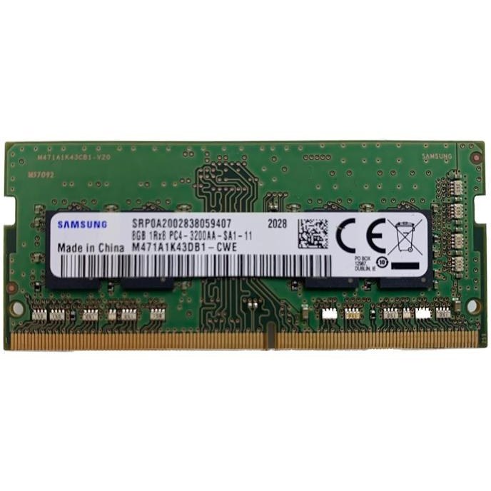 رم لپ تاپ سامسونگ مدل PC4 ظرفیت ۸ گیگابایت DDR4 فرکانس ۳۲۰۰ مگاهرتز CL11