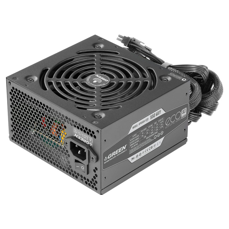 پاور 550 وات گرین Green GP550A-ECO Rev3.1 White