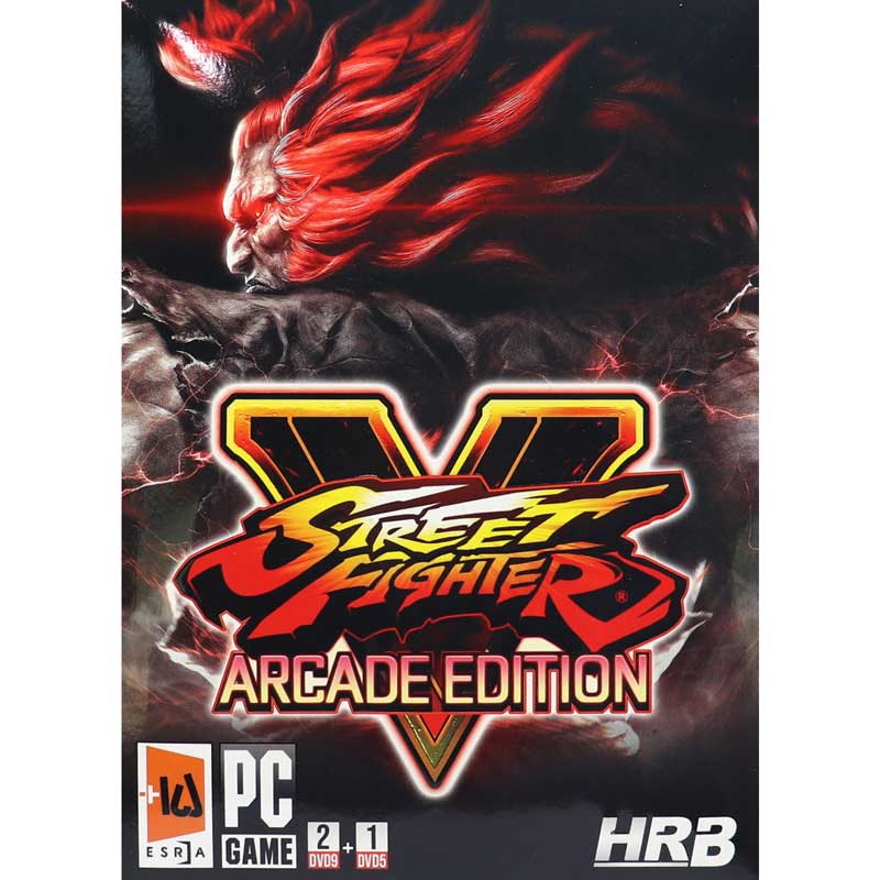 بازی Street Fighter V Arcade Edition 2DVD9 + 1DVD5 HRB مناسب برای PC