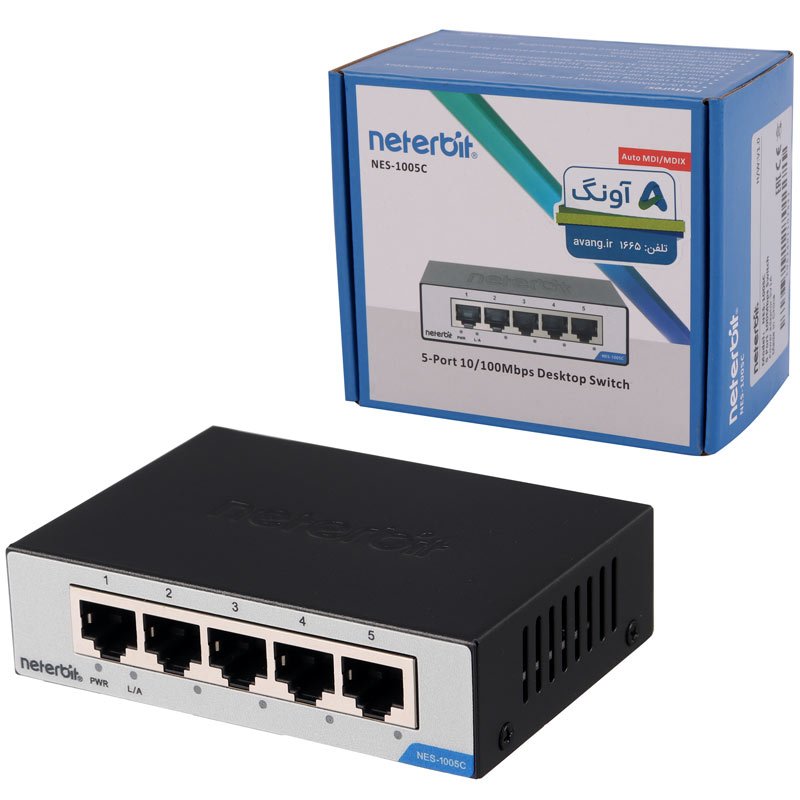سوییچ 5 پورت نتربیت NES-1005C