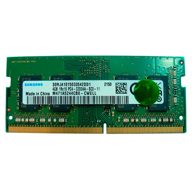 رم لپ تاپ سامسونگ DDR4 4GB Single 3200MHz CL22